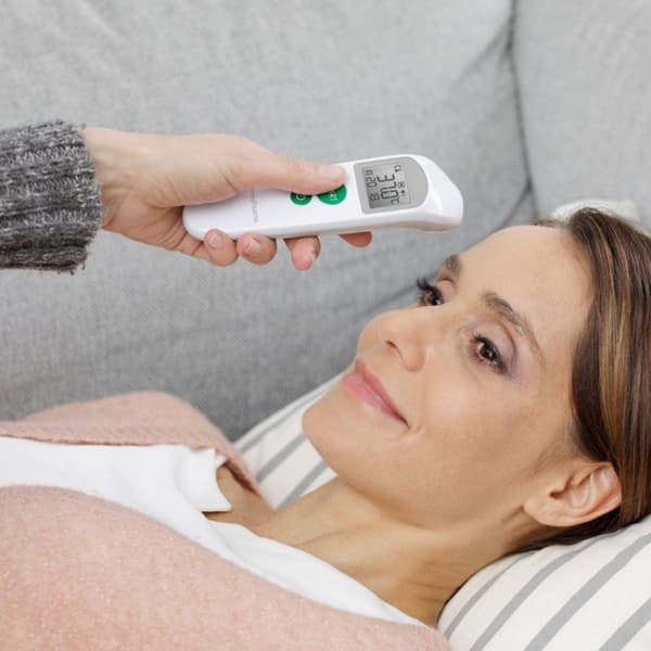 Medisana TM 760 infraröd multifunktionell termometer - mäter temperatur utan kontakt via pannan - även andra objekt