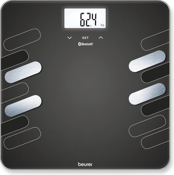 Beurer BF600 - Henkilövaa'an runkoanalyysi - Bluetooth - 180kg - Musta