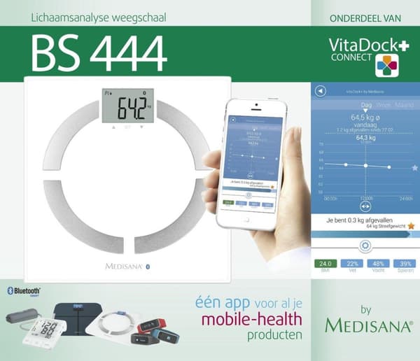 Medisana BS 444 Connect - kehon analyysivaaka