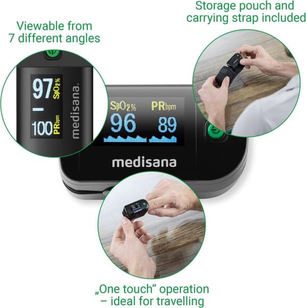 Medisana Saturation Meter PM 100 Sort