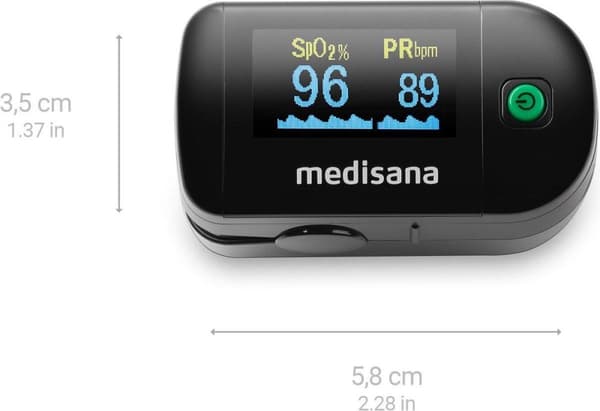 Medisana Saturation Meter PM 100 Sort