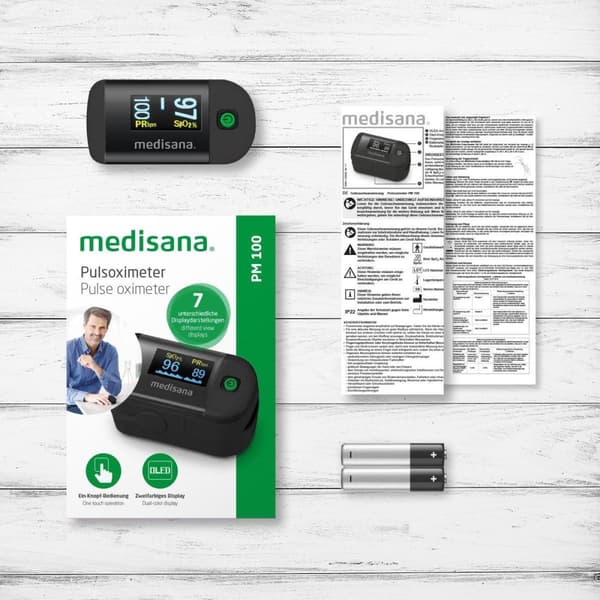 Medisana Saturation Meter PM 100 Sort
