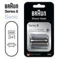 Miniatyrbild 2 av 8: Braun Electric Rakapparat Ersättningshuvud 83M - Silver - 1 st