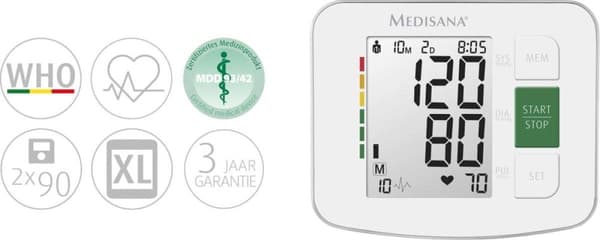 Medisana BU 512 - Blodtrycksmätare