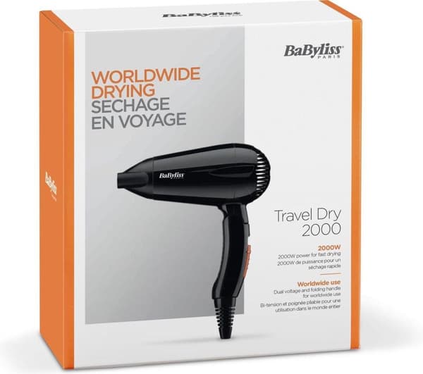 BaByliss 5344E - Resehårtork