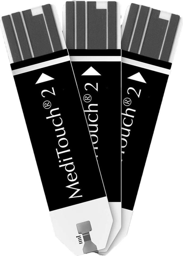 Meditouch 2 teststickor - Blodsockermätare