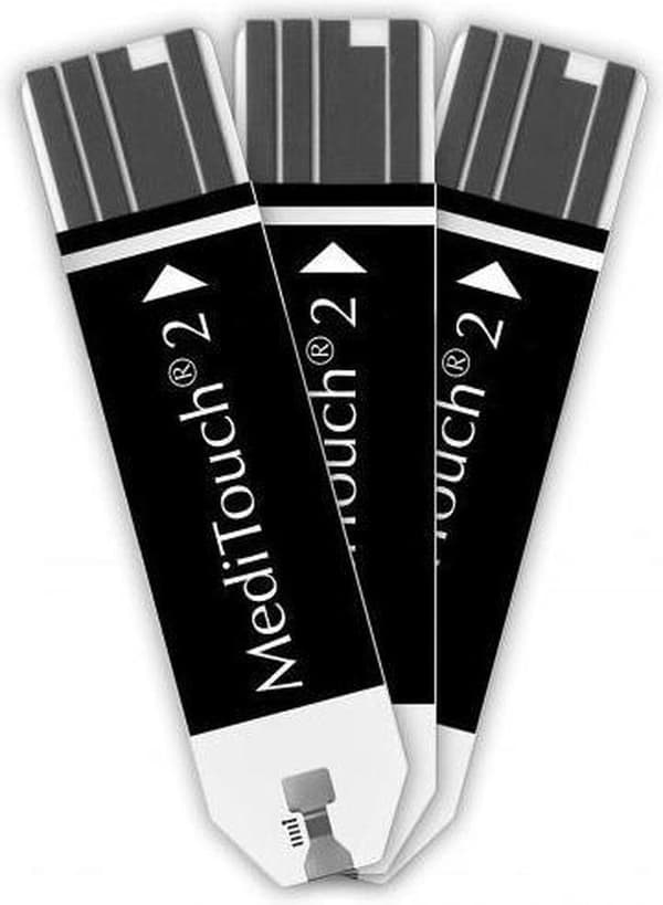 Meditouch 2 teststickor - Blodsockermätare