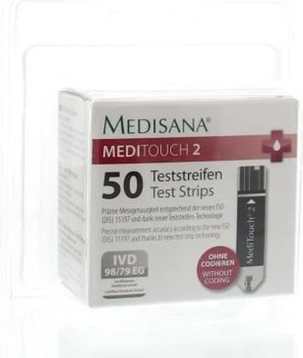 Meditouch 2 teststickor - Blodsockermätare