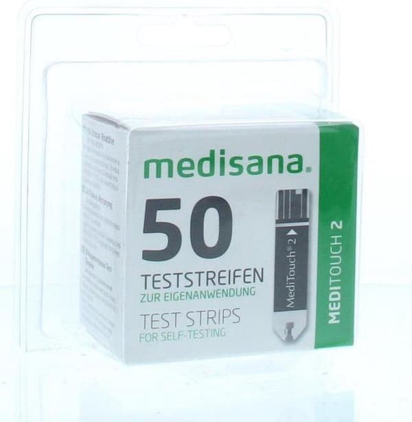 Meditouch 2 teststickor - Blodsockermätare