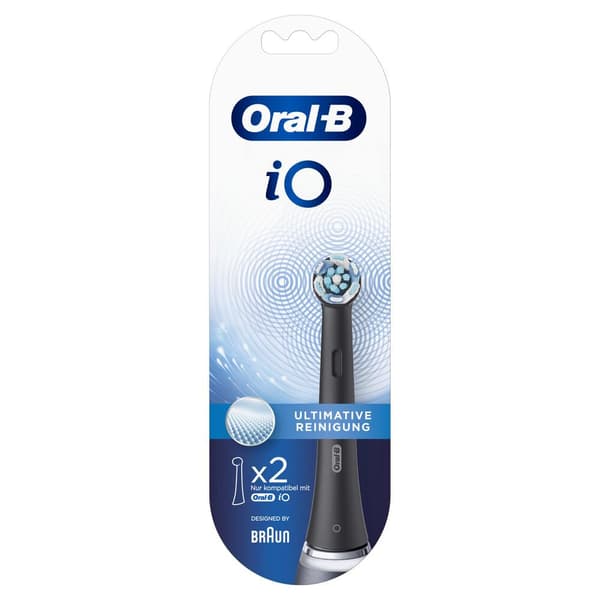 Oral-B iO Ultimate Clean Ultimate puhdistus - 2 kpl - Musta - Saksa - Oral-B - iO - läpipainopakkaus (319832)