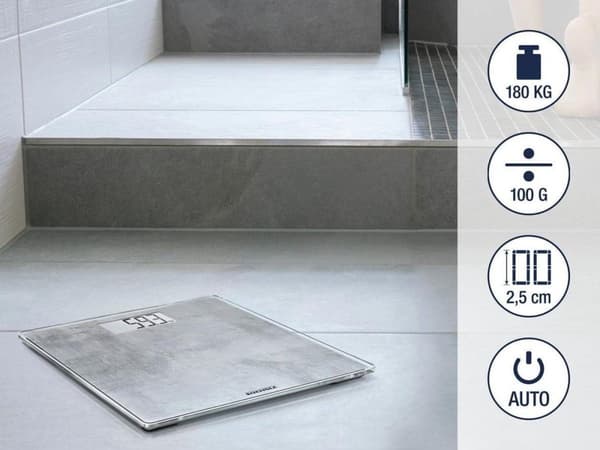 Soehnle Personlig skala digital style sense compact 300 betonlook - op til 180 kg