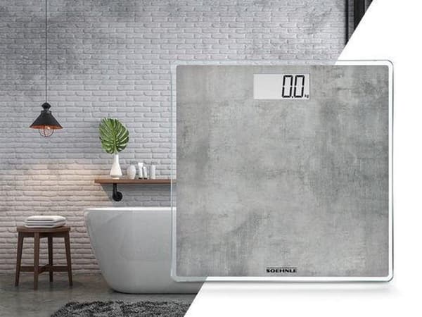Soehnle Personlig skala digital style sense compact 300 betonlook - op til 180 kg