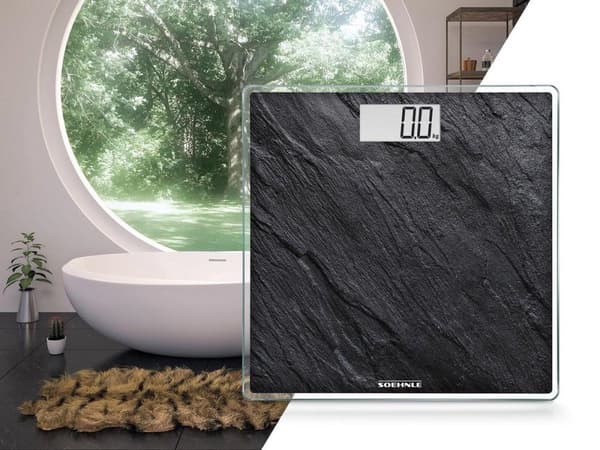 Soehnle Personvægt digital Style Sense Compact 300 - skiferlook - op til 180 kg