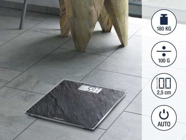 Soehnle Personvægt digital Style Sense Compact 300 - skiferlook - op til 180 kg