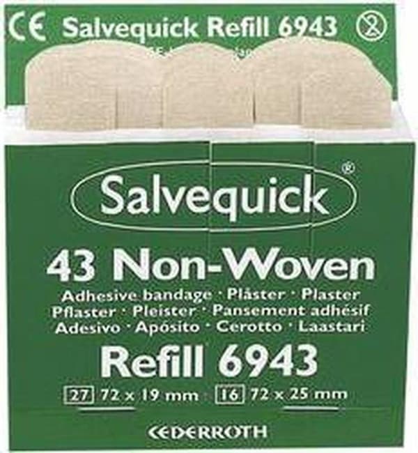 Söhngen 1009943 Salvequick gipsremsor fleece, 43 st