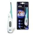 Miniatyrbillede 3 af 7: Braun ThermoScan PRT1000 - termometer - ledningsfri - hvid/grøn