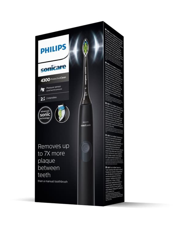 Philips Sonicare ProtectiveClean 4300 HX6800/44 - Elektrisk tandborste - Svart
