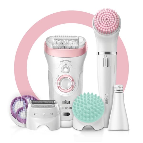 Braun Silk-épil Beauty Set 9 9-995 Deluxe - Epilator - Rakapparat - Exfoliering och rengöring