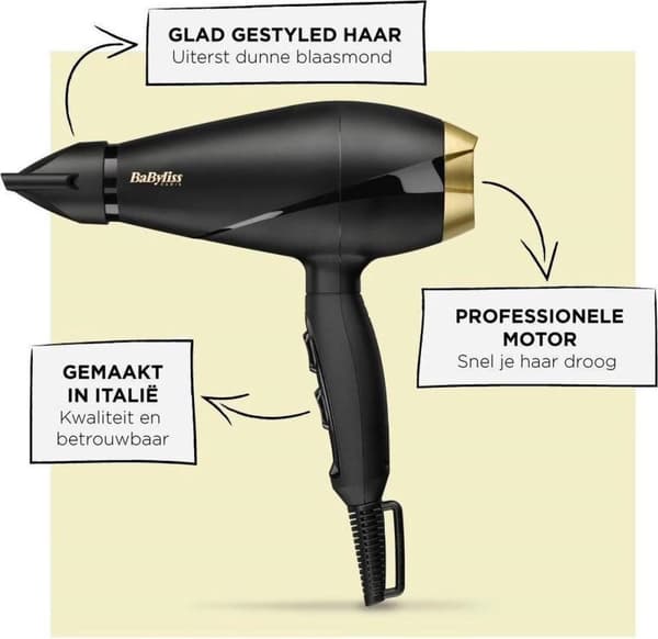 BaByliss ® Power Pro 6704E - Hårtork