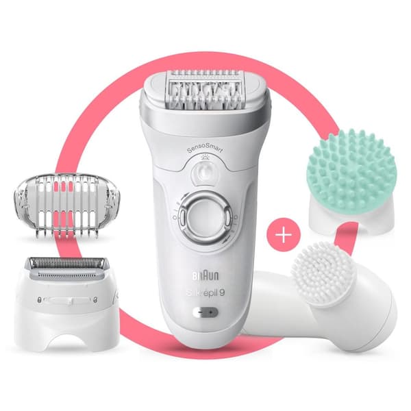 Braun Silk-épil 9 9-865 - White - 40 tweezers - Shaving - Germany - 1.23 m - Rechargeable battery (426752)