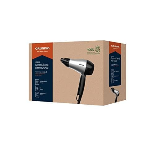 HD 2200 travel hair dryer silver-black (HD 2200)