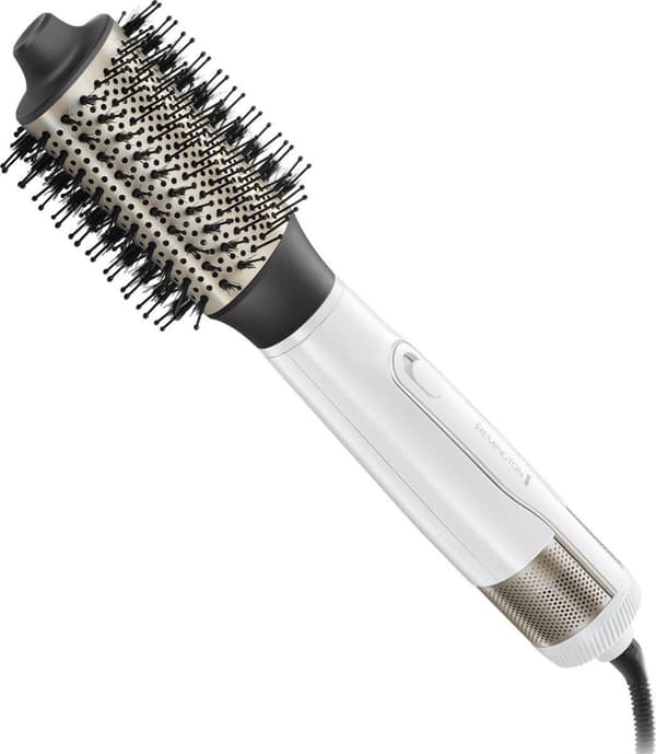 Remington AS 8901 Hydraluxe Varmluftsborste Hårtork 1200W 3 Värmeinställningar Vit (AS8901)