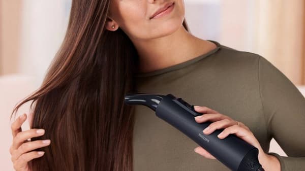 Philips hårstyler, 1.000 watt effekt, 2 blæserniveauer, 3 temperaturniveauer, ionfunktion, nedkøling (BHA530/00)