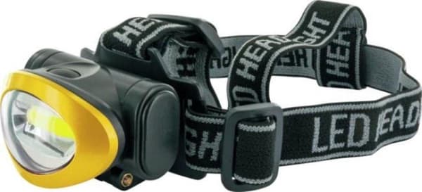 Schwaiger WLED 40. Lommelygtetype: Lommelygte med pandebånd, Farve på produkt: Sort, Gul, Betjening: Knapper. Lampetype: COB LED, antal lampe(r): 1 la Sort, Gul