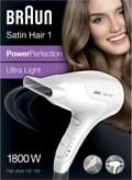 Miniatyrbild 5 av 11: Braun HD 180 Power Perfection solo hårtork 1800W vit (BRHD180E)