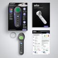 Miniatyrbillede 4 af 9: Braun BNT400 Sort termometer