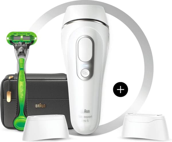 Braun Silk Expert Pro 5 PL5145 - IPL-enhet - För Män