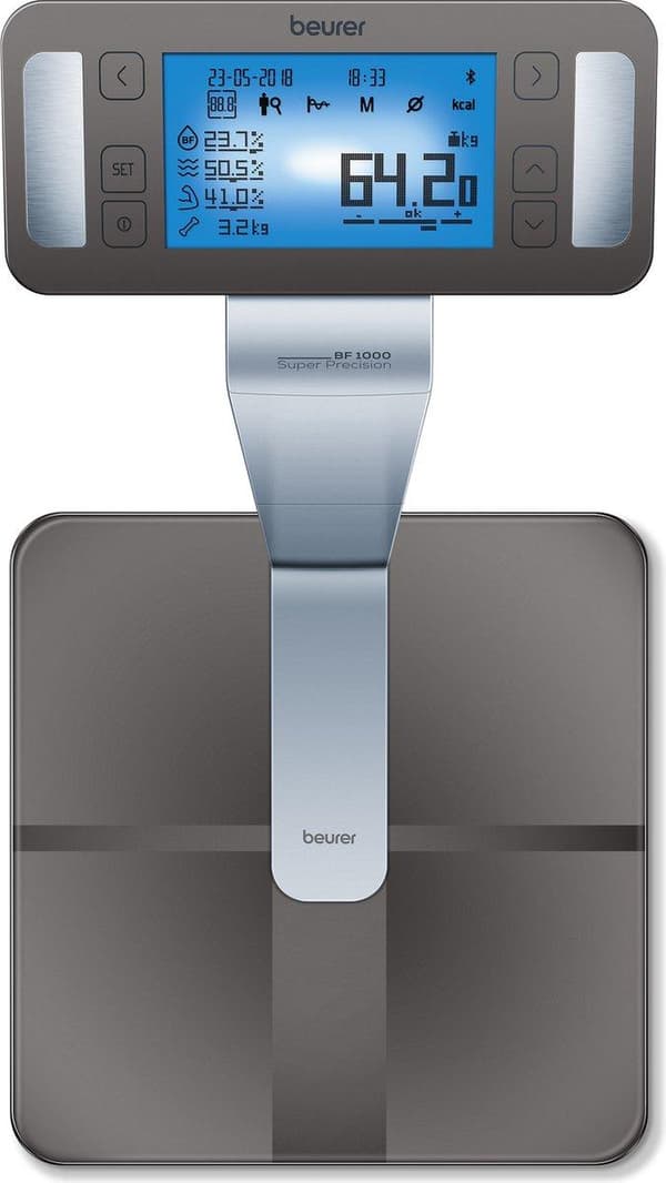 Beurer BF1000 - Henkilövaa'an runkoanalyysi - Bluetooth - 180kg - Tarkkuus