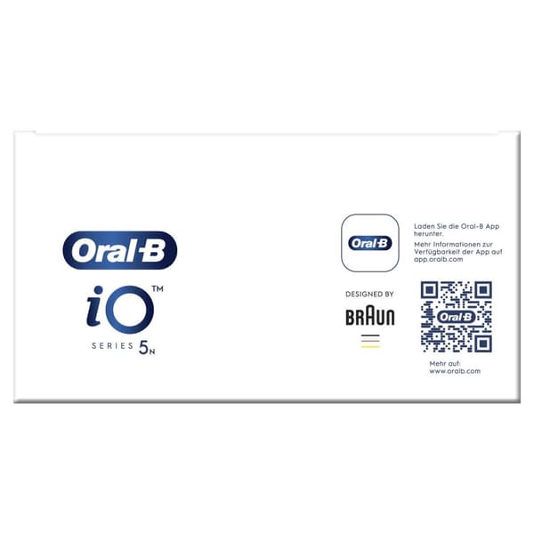 Oral-B iO Series 5 - Voksen - Roterende-vibrerende tandbørste - Daglig pleje - Intensiv - Sensitiv - Super følsom - til hvide tænder - Hvid - 2 min -