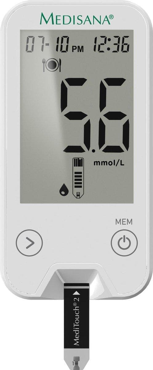 Medisana Meditouch2 - mmol/L (version för Nederländerna) - Blodsockermätare