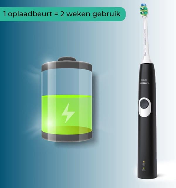 Philips Sonicare ProtectiveClean 4300 HX6800/63 elektrisk tandbørste Sonic tandbørste sort, hvid (HX6800/63)