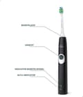Miniatyrbillede 6 af 11: Philips Sonicare ProtectiveClean 4300 HX6800/63 elektrisk tandbørste Sonic tandbørste sort, hvid (HX6800/63)