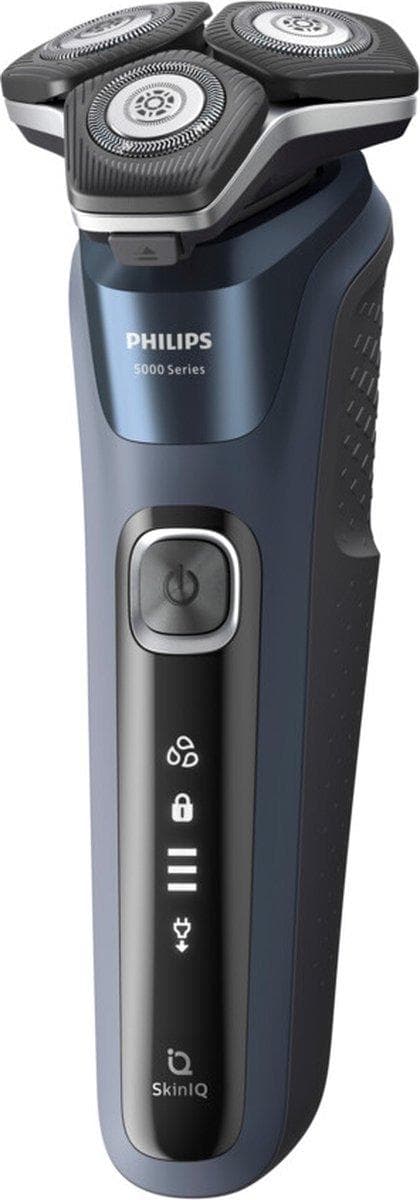 Philips-parranajokone, märkä/kuivakäyttö, ladattava akkukäyttöinen, voidaan käyttää suihkussa, SteelPrecision K (S5885/25)