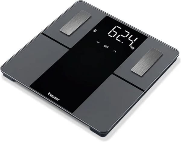 Beurer personlige vægte, digitalt display, LED-design, cifferhøjde: 40 mm, body mass index (BMI) Erm (760.11)