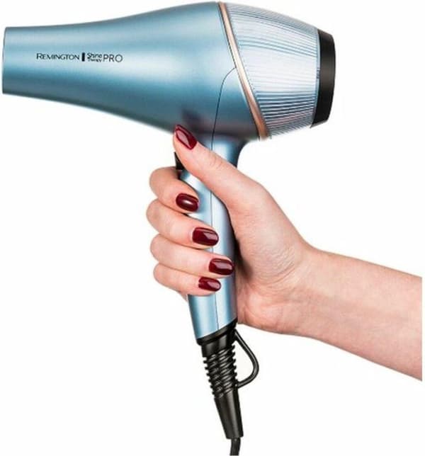 Remington hårtørrer, 2.200 watt effekt, 3 varmeindstillinger, 2 blæserindstillinger, AC-motor, ionfunktion (45683560100)