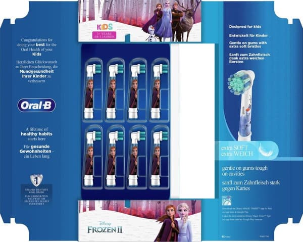 Oral-B Kids 81748472 Sähköhammasharjan pää 8 kpl Monivärinen (4210201395263)