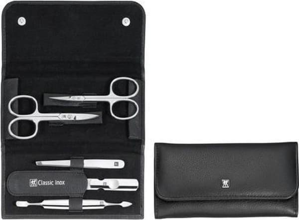 Zwilling CLASSIC INOX Dr.kn kotelo lehmännahkaa, musta, 5 kpl. (97458-004)