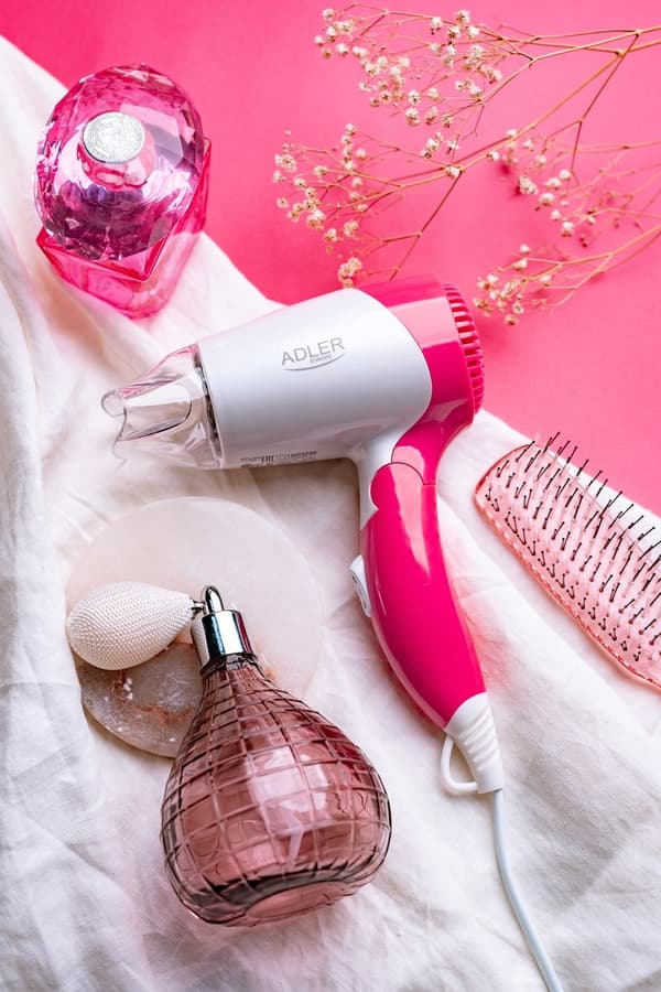 Adler AD2259 - Hårtork - 1200 Watt - vit rosa