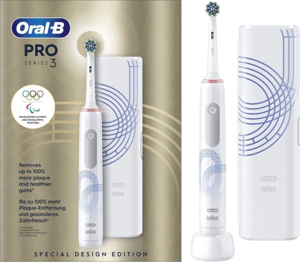 Oral-B Pro Series 3 - Elektrisk tandbørste - Special Design Edition Olympic Games