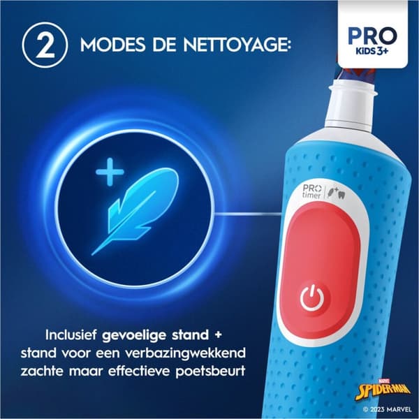 Oral-B elektrisk tandborste Pro Kids Spider-Man
