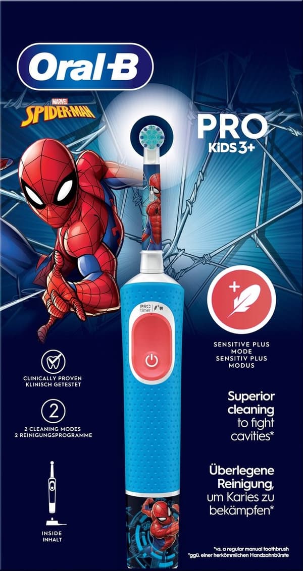 Oral-B elektrisk tandborste Pro Kids Spider-Man
