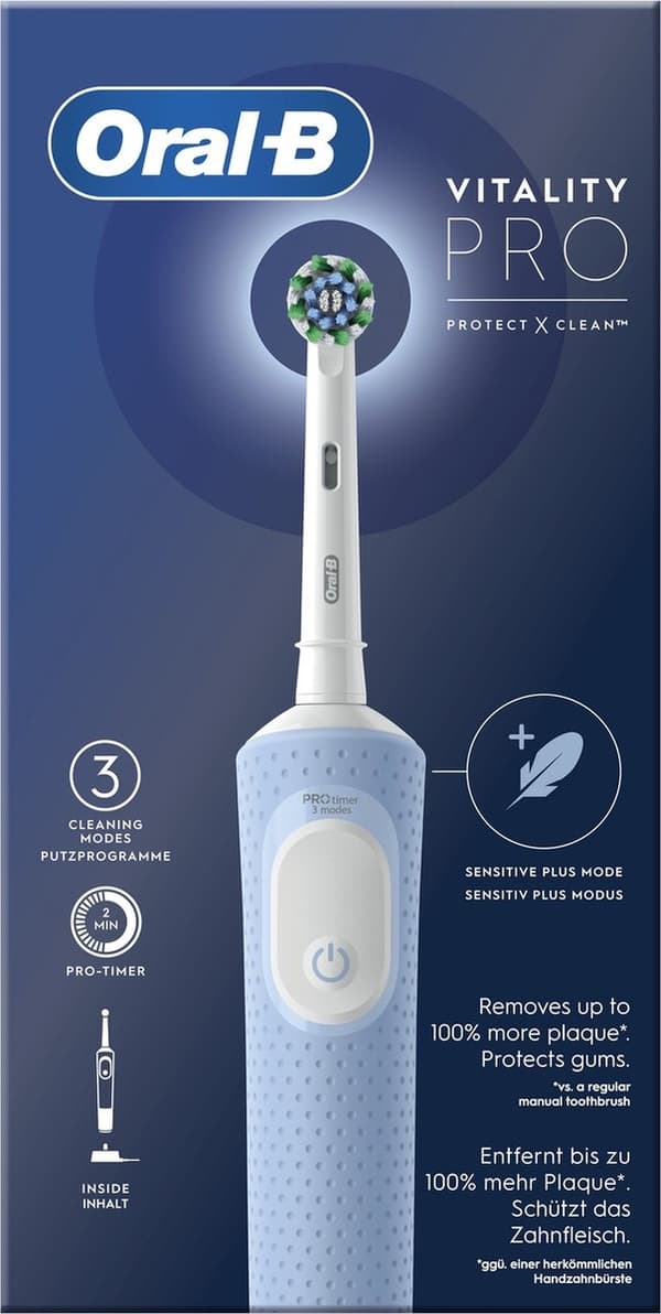 Oral-B Vitality Pro - Blå - Elektrisk tandborste
