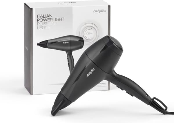BaByliss Super Light PRO 5910E Hårtørrer - 2000W - HTDC Space Grey