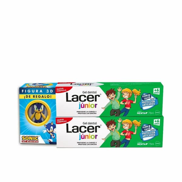 Hammastahna Lacer Junior 75 ml Mintunvihreä 2 osaa