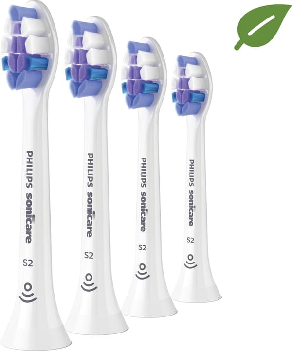 Philips Sonicare Optimal Sensitive - HX6054/10 - Borsthuvuden - Vit - 4 delar