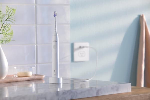 Philips Sonicare Optimal Sensitive - HX6054/10 - Borsthuvuden - Vit - 4 delar